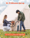 VEVOR Inflatable Tent for Camping 3-5 Person Glamping Tent with Pump Easy Set up V952-KJZP321MCQWZILCOXV0