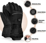 4000ma lithium battery heated gloves, three-speed temperature control, suitable for winter warm V1308-DSZKI-731