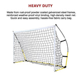 8' x 5' Soccer Football Goal Foot Portable Net Quick Set Up V63-799407