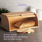 Bamboo Bread Box Kitchen Storage V63-921031