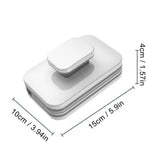 Magnetic Window Cleaner Double Sided,Large Handle Double Sided High Sturdy Plastic Window Cleaning V1366-AZ2-W-24219