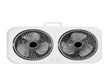 Tabletop Dual Fan USB Rechargeable Silent Air Circulation Fan with Brushless Motor Multi Speed V1294-YM0901-3113250059311