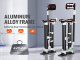 Drywall Stilts, 61-101.6 cm Adjustable Aluminum Tool Stilts with Protective Knee Pads, Durable and V952-SGBGQYCHS2440P55RV0