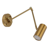 Swing Arm Wall Lamp Iron Adjustable Angle LED 3000K Warm Light Modern Wall Reading Sconce with E27 V1294-YM0901-3119230156911