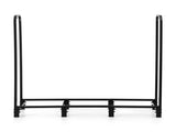 Gardeon Firewood Rack 120cm Wood Rack 3 Sizes Firewood Storage with Tools Black FSR-A-H120
