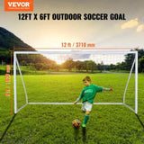 Portable Soccer Goal, 3.7x1.8M Soccer Adults Kids Backyard Soccer Large Practice Soccer V952-PVCZQMPVC1262YDO0V0