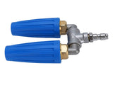 Double Heads Rotating Nozzle 4000psi High Pressure Washer Turbine Nozzle with 1/4 Inch Quick Connect V1294-YM0901-3111250011211