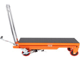 Hydraulic Lift Table Cart, 500lbs Capacity 28.5" Lifting Height, Manual Single Scissor Lift Table V952-DJYYSJPTCCS4EL7SHV0