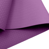 Powertrain TPE Yoga Pilates Exercise Mat 6mm - Purple YM-TPE-SC-PU