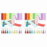 200 Pack Blank Color Bookmarks Cardstock with 200 Pcs Colorful Tassels, Craft DIY Paper Bookmarks V1366-AZ2-W-15668