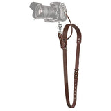 Coffee Adjustable Genuine Leather Camera Strap - Crossbody Shoulder Sling for DSLR/SLR V888-ELOSUNG23944