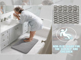 3 Pack Coral fleece Bath Mat Set - Super Soft Absorbent Quick Dry Bathroom Rug Sets, Machine V1189-LC-AMZ-00302