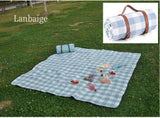 Outdoor Picnic Mat 3-Layer Thickened Waterproof Camping Rug, Acrylic Sponge TPU, Portable Ground V1232-YCD-009