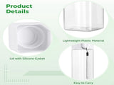 30PCS Clear Plastic Water Bottles, 17oz Reusable Sports Water Bottle with Leakproof Lid, Portable V1192-AZ-W-18484