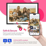 10.1 Inch Digital Picture Frame - 1280 * 800 HD WiFi Enabled with Load from Phone Capability, 32GB V498-DIGITALFRAMEBK