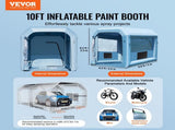 Inflatable Paint Booth, 9.8 x 8.2 x 8.2 ft Inflatable Spray Booth, with 550W Powerful Blower and Air V952-CQSPQFLSKCGLKNDD2V3