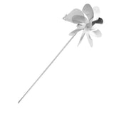 360 Degree Rotation Swivel Weathervane Stainless Steel Windmill Weather Vane for Outdoor Yard V1294-YM0706-3111230248411