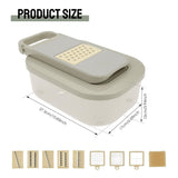 Vegetable Chopper Slicer with Container, Multifunctional 9-in-1 Food Choppers Onion Chopper, Dicer V1366-AZ2-W-20886