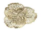 Metal Wall Decor Modern Stylish Triangular Ginkgo Flower Iron 3D Wall Sculpture for Living Room V1294-YM0626-3115220150212