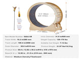 Cat Exercise Wheel, Large Cat Treadmill Wheel for Indoor Cats, 35.8 inch Cat Running Wheel with V952-MZMPBJYMSMDBCOLWSV0