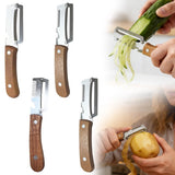 Multifunctional Peeler Set 4 Pieces Stainless Steel Blades Vegetable and Fruit Peelers with V1192-AZ-W-24133
