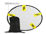 W3 Ball Original Roundnet Game Set, 4-Player Outdoor Volleyball with 3 Balls, Net & Bag for Lawn, V1107-BALL ORIGINAL ROUNDNET GAME SET