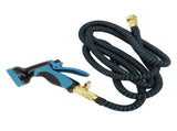Expandable Garden Hose Leakproof Lightweight Flexible Water Hose Kink Resistant 10 Spray Modes Black V1294-YM0901-3111240035211