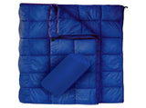 Blue Compact Lightweight Quilted Blanket - Soft, Warm, and Portable for Outdoor Adventures V888-ELOSUNG46771