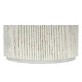 PURIST MOTHER OF PEARL HAND MADE COFFEE TABLE V742-FEH1