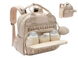 Diaper Bag Backpack Stylish Baby Diaper Bag Waterproof Travel Backpack with Changing Pad Stroller V1366-AZ2-W-14961