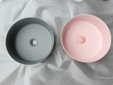 2020 Matte Pink Round 360 mm Dia top counter basin porcelain sink V549-PINK360