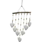 Handcrafted Hanging Hearts Mobile 35cm V637-33840HRT