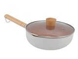 Sauce Pan Stick Proof Aluminum Alloy Multi Functional Milk Pot with Wooden Handle for Induction Gas V1294-YM0512-3118220271611