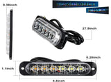 LED Amber Strobe Lights Vehicle Emergency Strobe Lights for Trucks LED Flashing Car Lights V1188-CYX-J02-1627