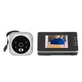 Door Peephole Viewer 120 Degree View HD Night Vision 2 Way Intercom Smart Video Doorbell V1294-YM0901-3114240040011