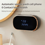 Sensor-Activated Automatic Soap Dispenser, Digital Display Screen, Type-C Charging, Upgraded V1106-GYZYQ001