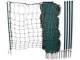 Electric Chicken Netting 60m x 115cm Green Double Prong Poultry Mesh Fence V379-CHICKNET60