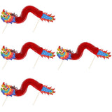 4pcs Chinese Spring Festival Dragon Decoration New Year DIY 3D Dragon Photoing Prop V1370-AZ4-14002