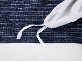Stripe Elara Ivy Quilt / Doona / Duvet Cover set V745-AQ080651Q3