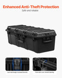 VEVOR 5.5 Cu.ft Weatherproof Hard Case with 3 Handles Large Capacity Case Black V952-FFYSTX72LFYCXYXH8V0