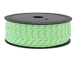 50m Reflective Nylon Rope 5mm Thickness Fluorescent Tent Canopy Rope Clothesline for Outdoor Camping V1294-YM0714-3111210336811