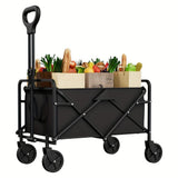250KG Load Capacity 300L Large Capacity Heavy Duty Foldable Beach Car - All-Terrain Foldable V1102-HELYC-001