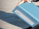 Crosley Voyager Portable Retro CD Player with Stereo Bluetooth Speakers, FM Radio - Washed Blue V398-CR3517A-WB