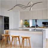 BAMDECOR A203 1.6m Modern minimalist pendant lights for home decoration ceiling pendant light V255-BAM-A203-1.6-BLK