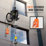 VEVOR 2-in-1 Electric Hoist Winch, 500 kg Capacity, 1500W Portable Power Winch Crane, 7 m V952-BXSDDHL1100BSJQDBV3