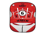 Summit Australian Rules Handball Target AFL Footy Football - Red V563-SUAF1800