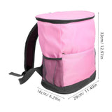 Thermal Cooler Lunch Backpack Pink Lightweight with Convenient Front Pocket V1369-AZ3-W-14409