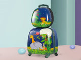 BoPeep 16''13'' 2PCS Kids Luggage Set Jungle KD1083-JG