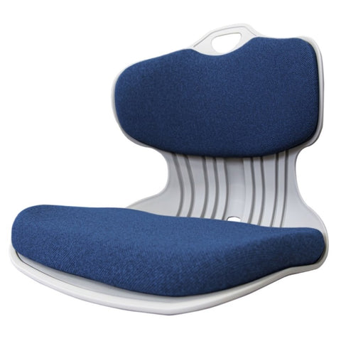 Slender Chair Posture Correction Seat Floor Lounge Padded Stackable BLUE V274-FT-SLDC-BU