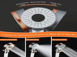 Water Saving Anti-Limescale Shower Head with Filter, 3 Modes SPA V1263-JX-5204
